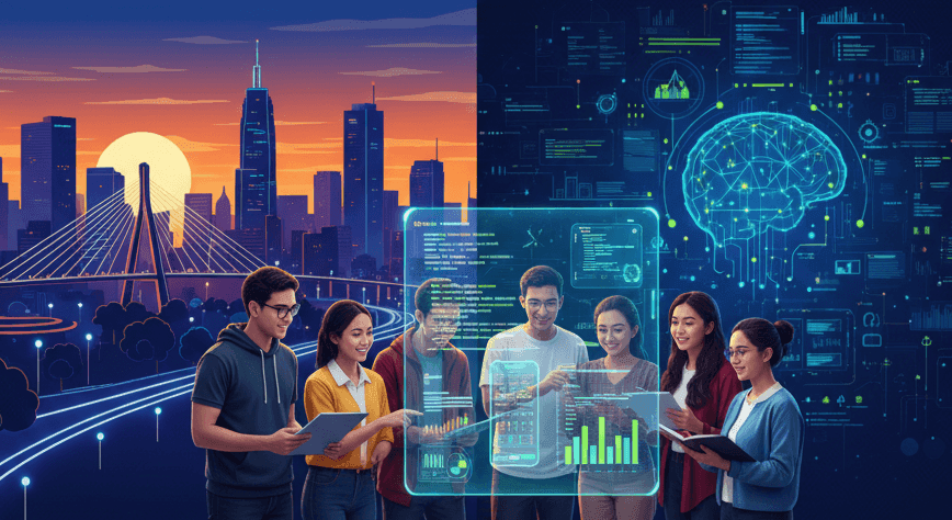 Ilustrasi cover untuk artikel Jasa Bimbingan Skripsi Surabaya: Pembuatan Aplikasi Informatika dan Sistem Informasi